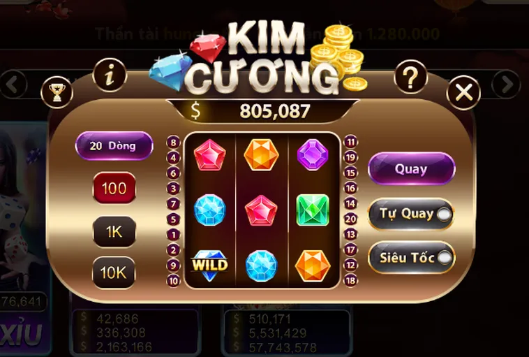 Chinh Phục Siêu Phẩm Nổ Hũ Kim Cương 8XBET Đẳng Cấp